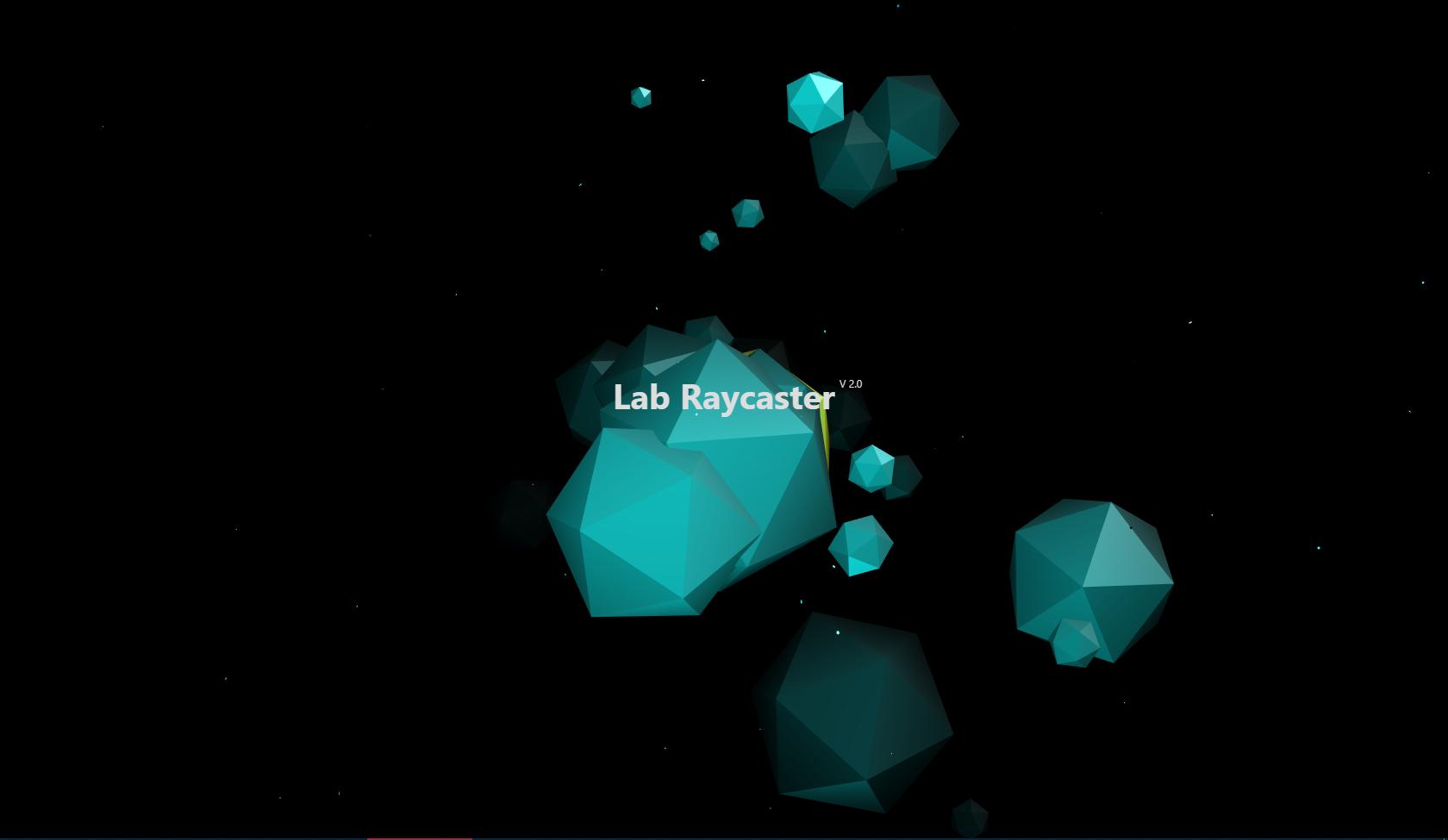 WEBGL 3D фон на сайт Raycaster