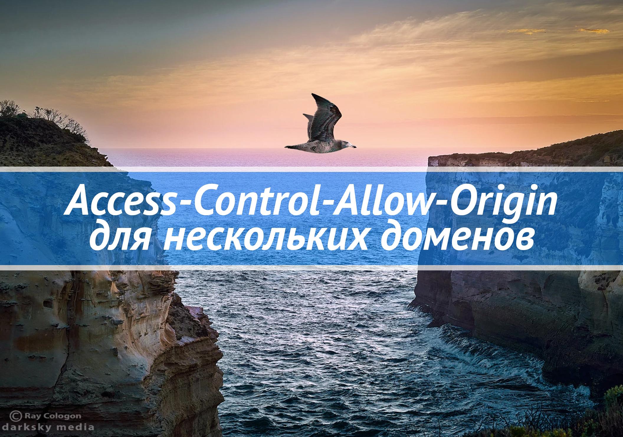 Access-Control-Allow-Origin для нескольких доменов